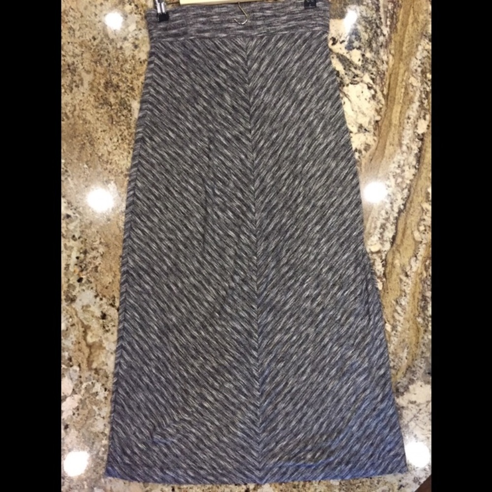 Lou&Grey XS Grey Spacedye Maxi Skirt